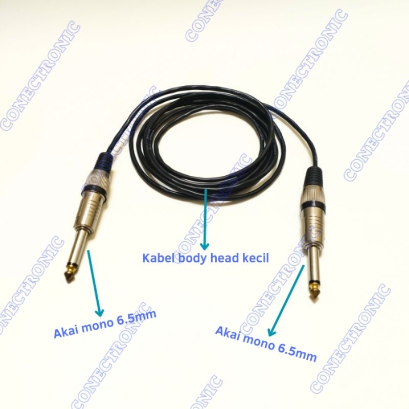 akai mono to akai mono 3.5mm kabel mic body kecil