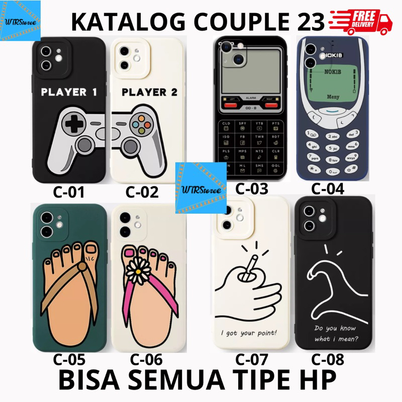 garskin stiker case semua tipe hp couple