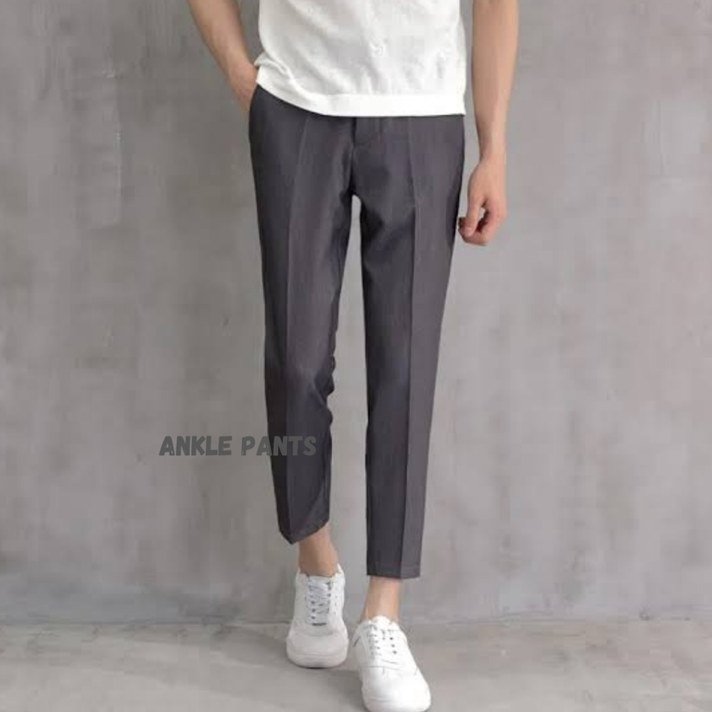 Celana Ankle Pants Celana Casual Celana Formal Celana Panjang Pria