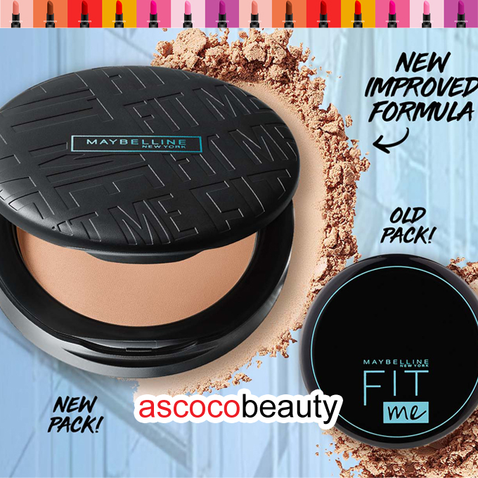 Maybelline [ ED 2025 - 2026 ] Fit Me 12 Hour Oil Control Compact Powder Bedak Padat Pwd  ✰ ascocobeauty ✰