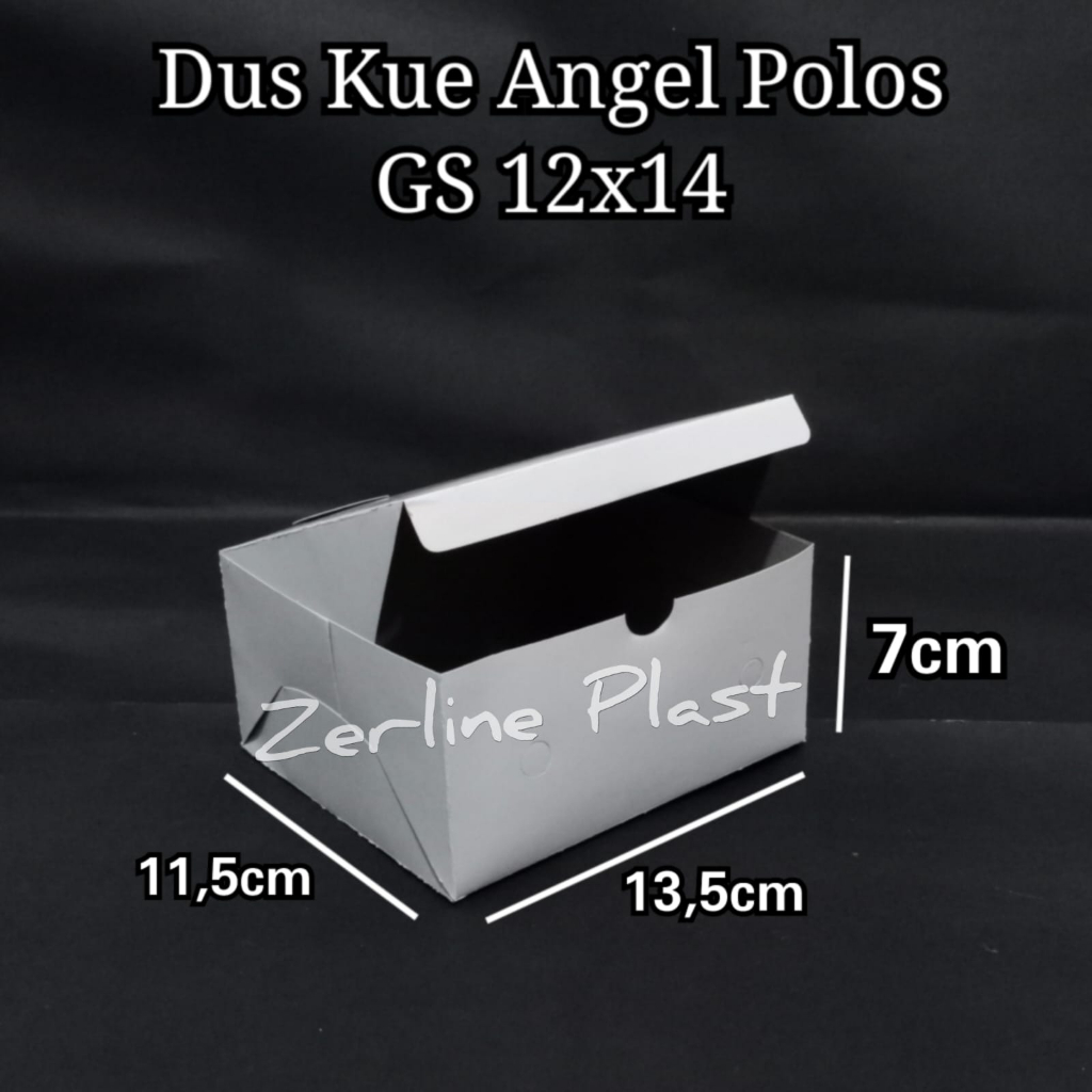 Dus Kue GS ANGEL POLOS - Box Kue Makanan/Snack @100pcs