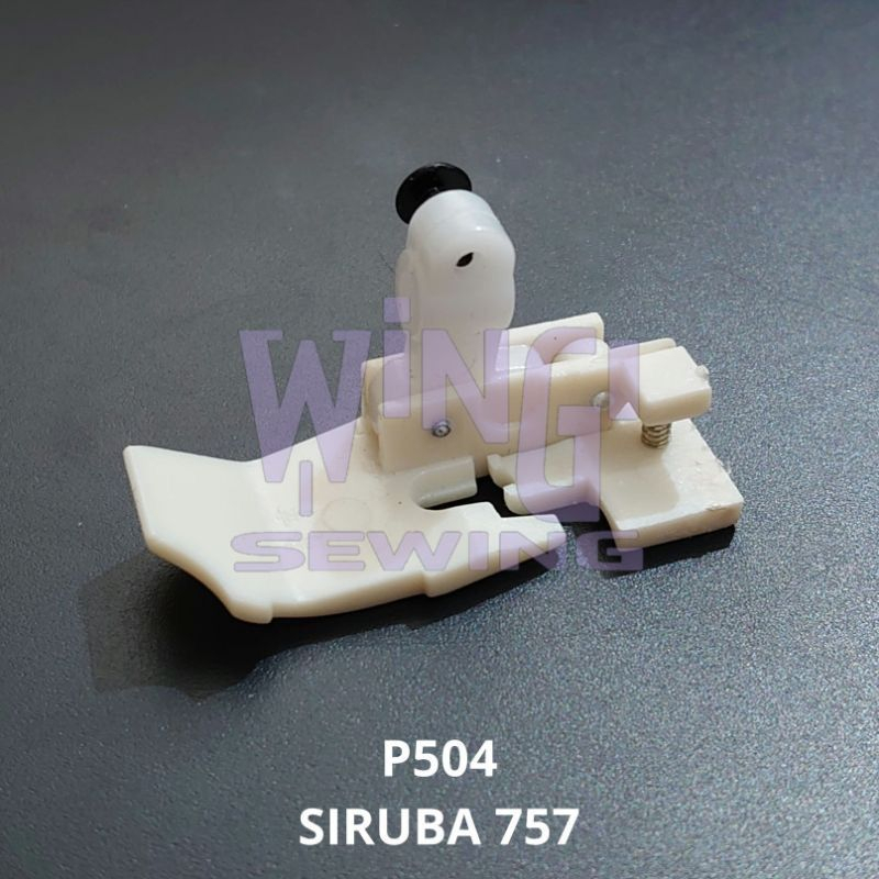 P504 TEFLON SIRUBA 757 Sepatu PLASTIK Mesin Jahit Obras Benang 5 3MM