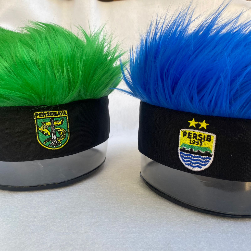 Topi wig suporter bola