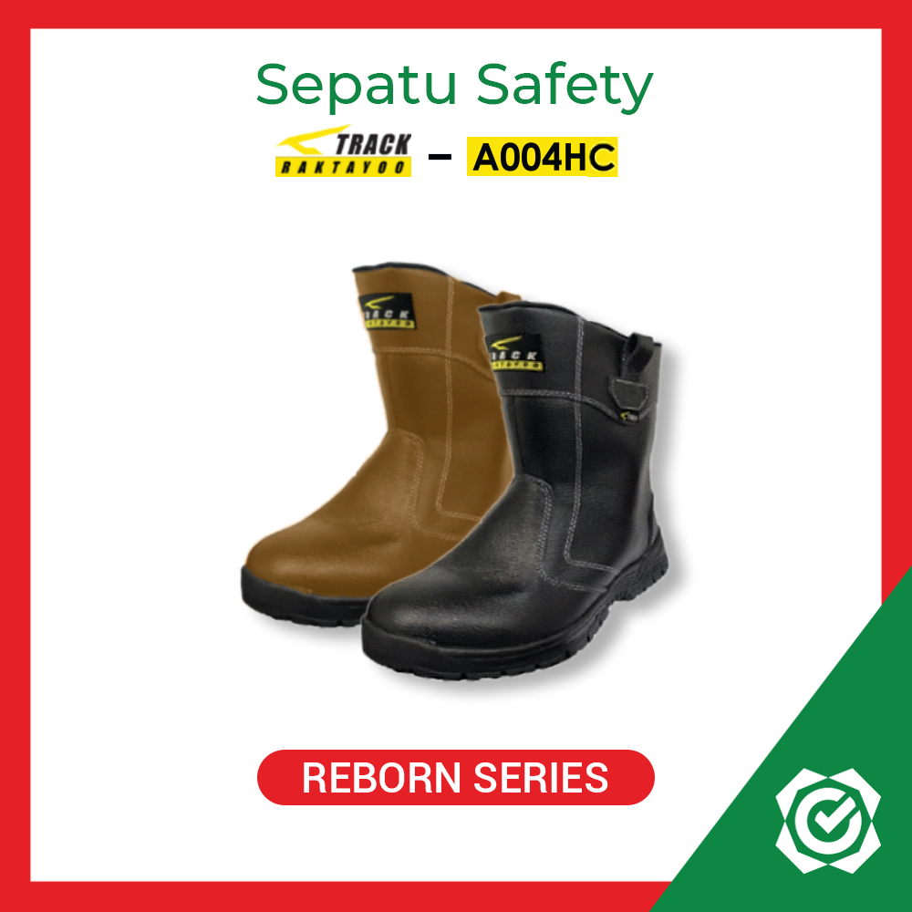 Sepatu Safety Boots Kerja Boot Track Raktayoo A004