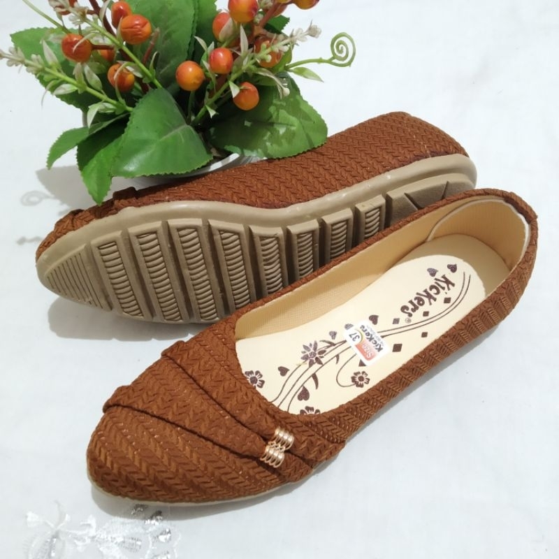 Flatshoes kickers rajut/Balet kickers rajut