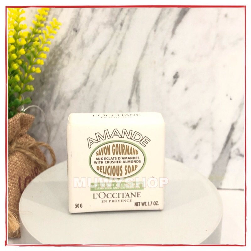 L’Occitane LOccitane Almond Delicious Soap 50gr / scrub soap 125gr