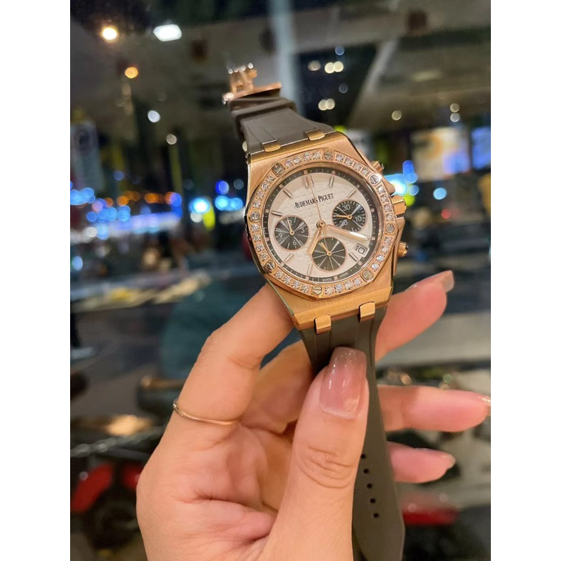 TERMURAH jam tangan AP rubber fAshion wanita pria FREE BOX