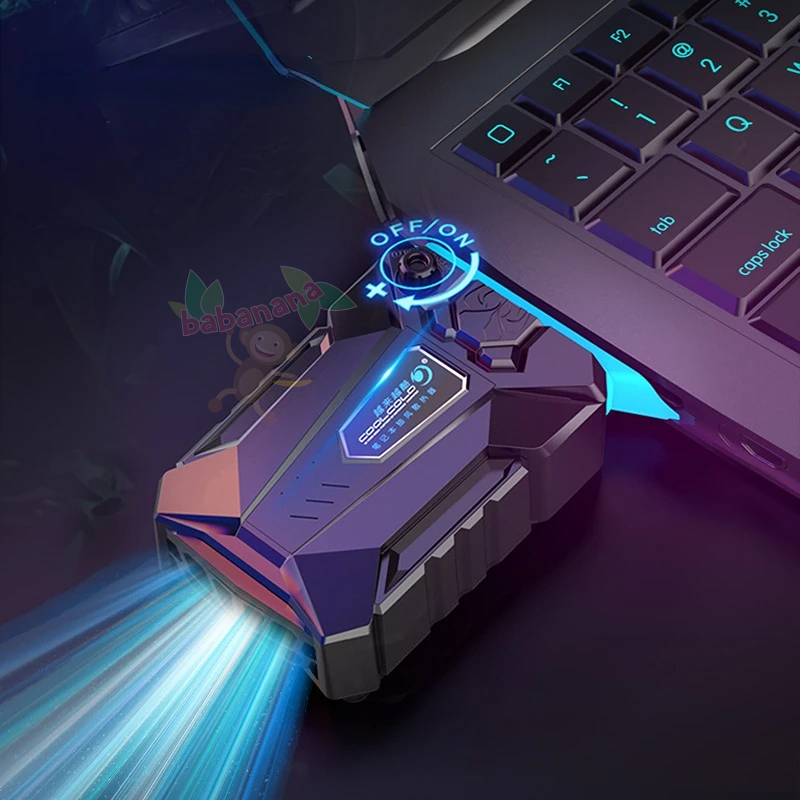 LAPTOP EXTRA COOLER PENDINGIN ANTI PANAS OVERHEAT KIPAS FAN COOLING