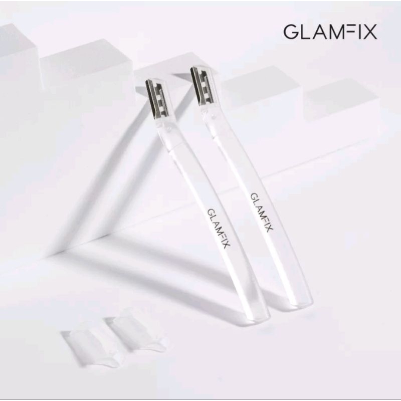 GLAMFIX Eyebrow Trimmer Pisau Cukur Alis Isi 2pcs Glam Fix