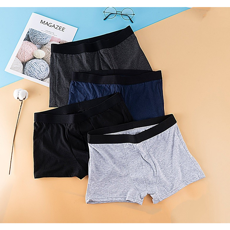 Celana Dalam Pria - Boxer Pria Bahan Cotton Breathable Men Underware