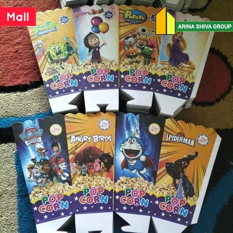 

100 LEMBAR KERTAS POPCORN 12 × 6 PAPER CRAFT POPCORN BERKUALITAS | KARDUS KEMASAN POPCORN UKURAN 12 × 6 PRODUK TERBARU | ARINA SHIVA GROUP 59
