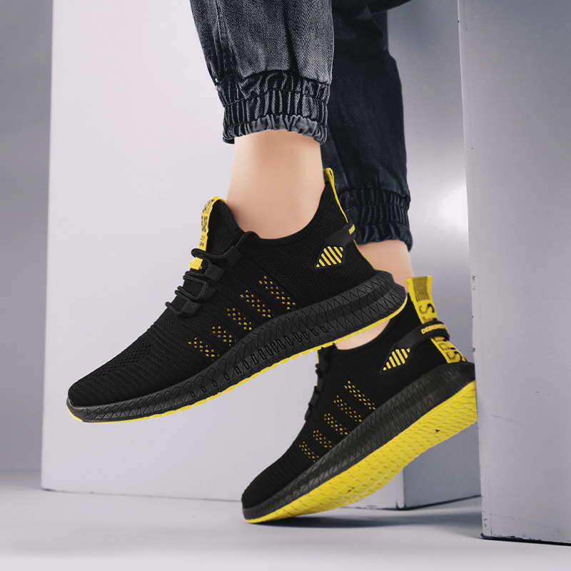 COD Highland Sepatu Sneakers Pria Hitam Sepatu Kanvas Jalan Casual Sepatu Pria Buat Jalan Running Sport Shoes IMPORT MR112