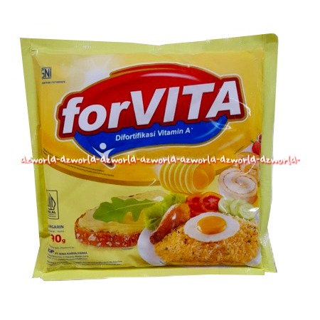 For Vita Margarin Serbaguna Margarine Mengandung Omega 6 &amp; Vitamin A ForVita 200gr mentega Kemasan Pouch Plastik