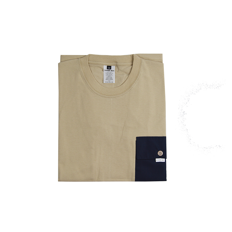 Kaos Oversize T shirt Pocket Outdoor Pria Wanita Katun Combed 24s PREMIUM - THREE BOX TSP001