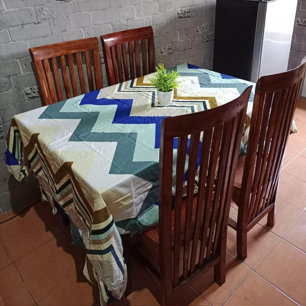 [✅COD] Taplak 140x220 Kain Katun Model Rumbai Aneka Motif Perlengkapan Dekorasi Meja Makan Dapur Kantor Guru Ruang Tamu Rumah