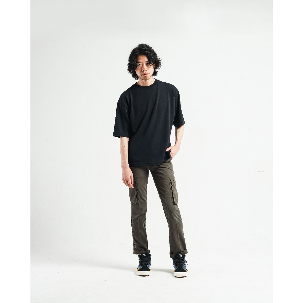 Wilmerstudios Kaos Camden Oversize T-Shirt Hitam