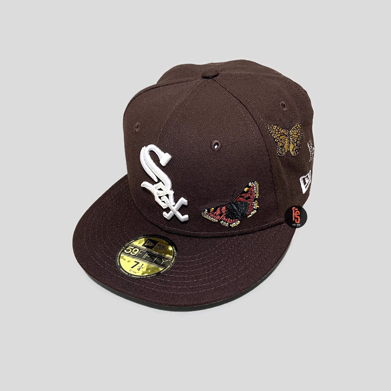 TOPI NEW ERA ORIGINAL 5950 FELT CHICAGO SOX WHITE WALNUT