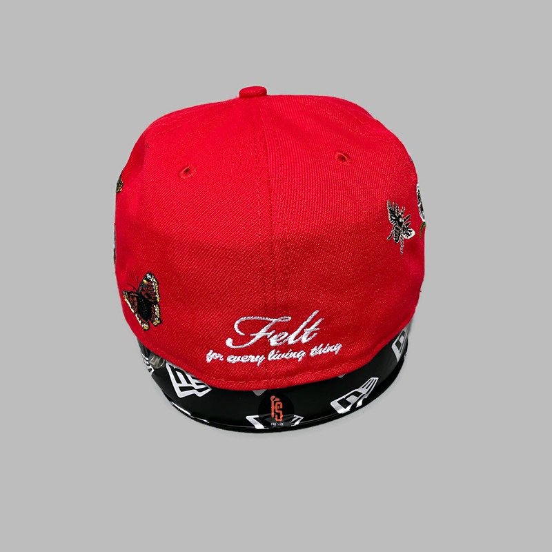 TOPI NEW ERA ORIGINAL 5950 FELT CHICAGO BULLS RED