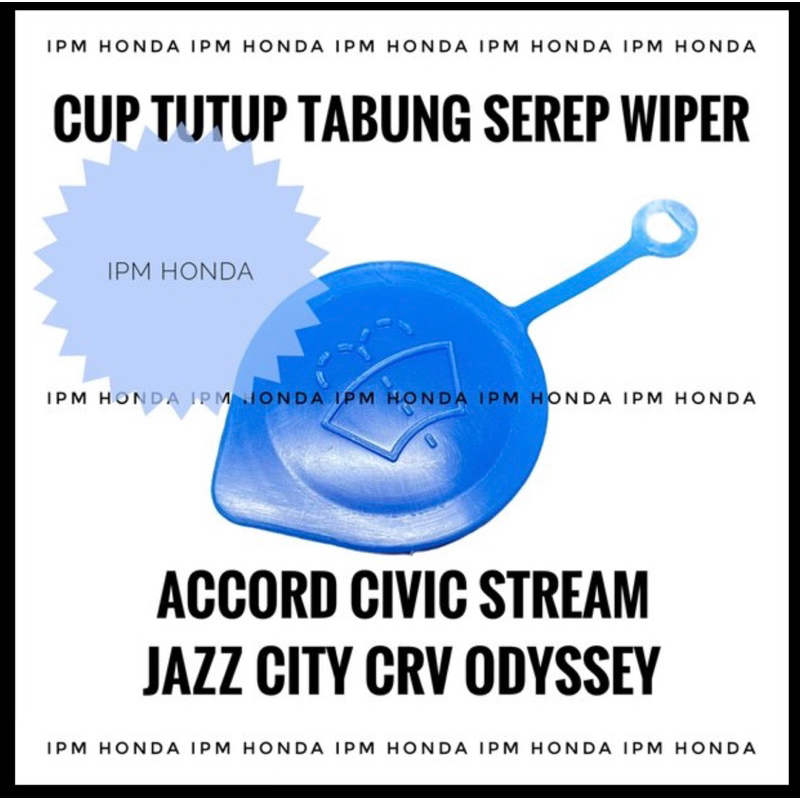 38513 SB0 Cap Washer Mouth Tutup Tabung Wiper Honda Jazz  GD3 City GD8 Idsi Vtec Accord Maestro Cielo S84 S86 VTi VTIL CM5 Civic Grand Genio Ferio Es VTIS Century FD FD1 FD2 CRV GEN 1 2 3 Odyssey RA6 RA8 RB1 RB3