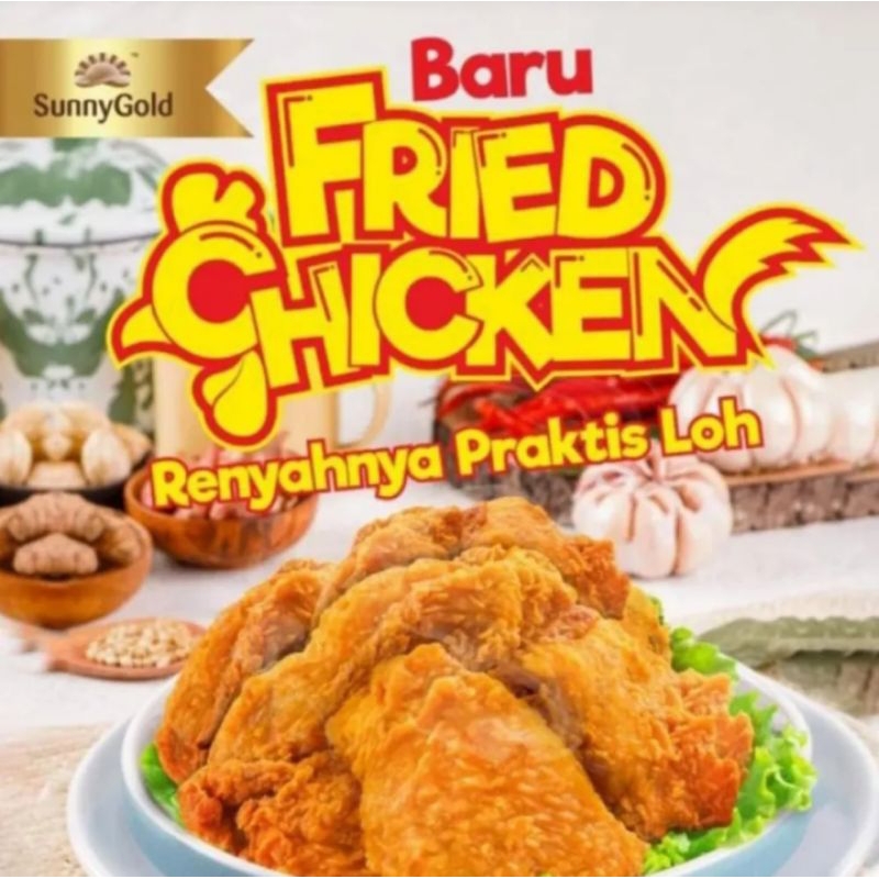 

Sunny Gold Fried Chicken 500gr Ayam Goreng Berlapis Tepung
