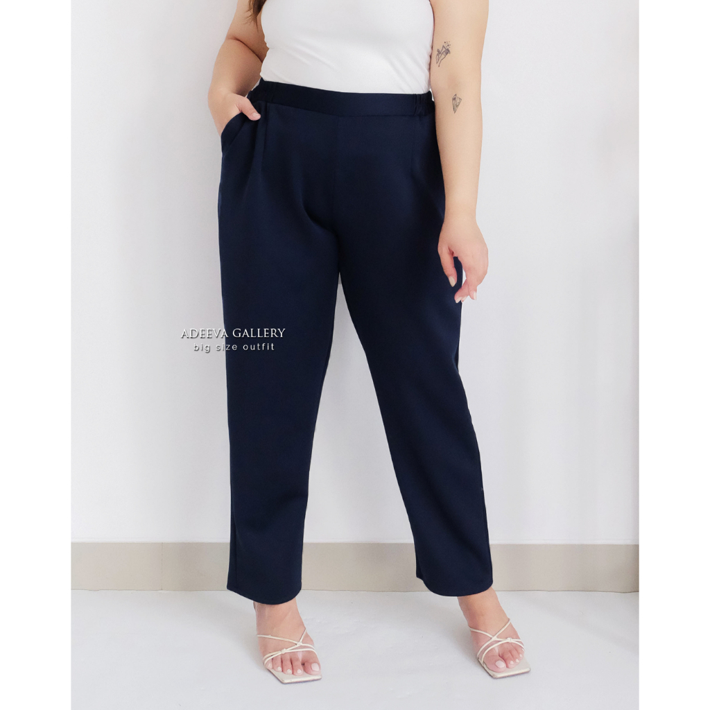 ADEEVA Cassandra Pants Celana Scuba Jumbo