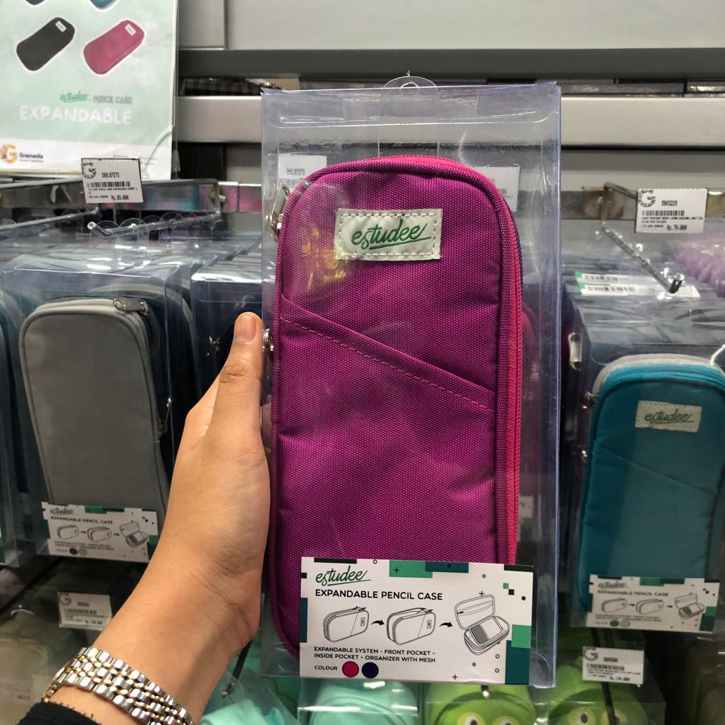 

Gramedia - Estudee - Tempat Pensil Expandable Warna Magenta Purple