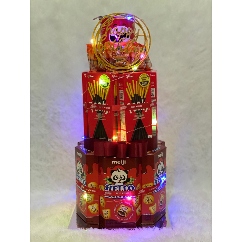 

Snack tower pringles pocky hello panda