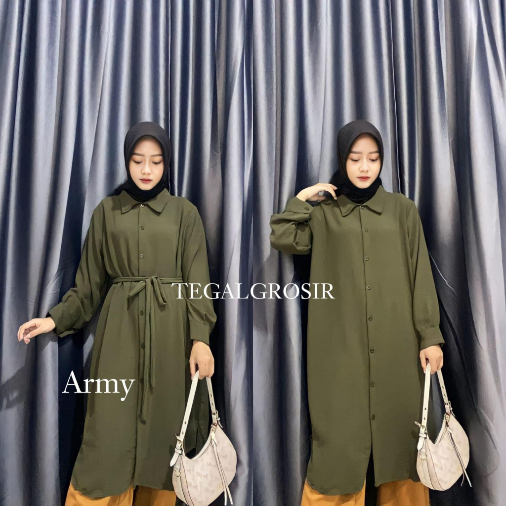 Keysa Tunik Crinkel