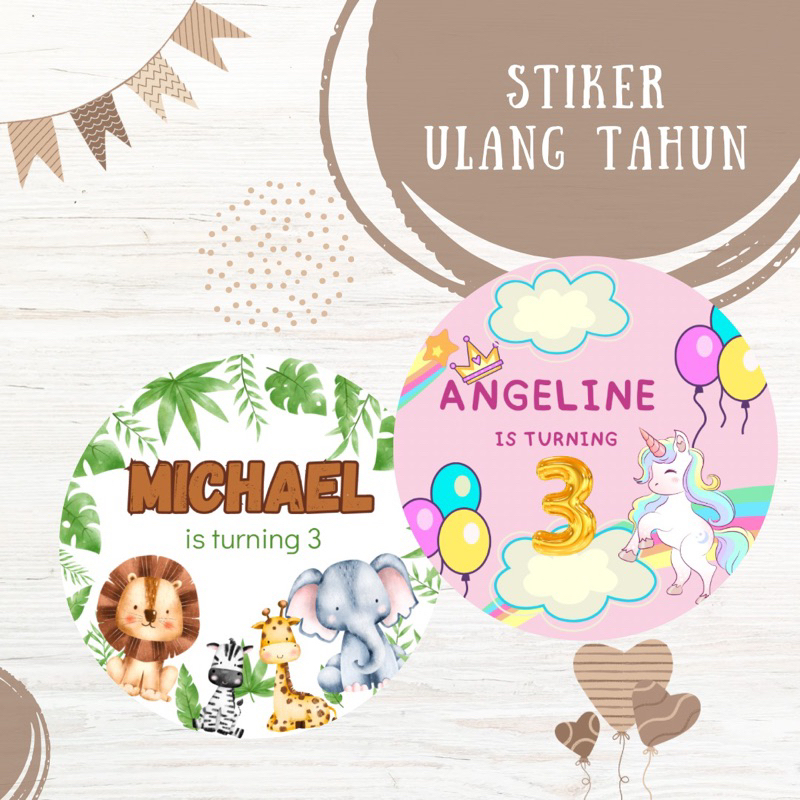 

STIKER ULANG TAHUN / BIRTHDAY
