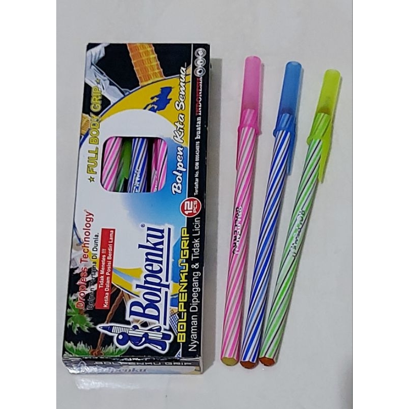 

(1 pack ) Bulpenku ulir Tinta Hitam /Pulpen murah kualitas oke