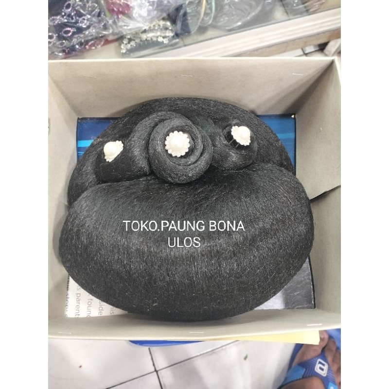 KONDE/SANGGUL DEWI BESAR WARNA HITAM + ACCESORIES.