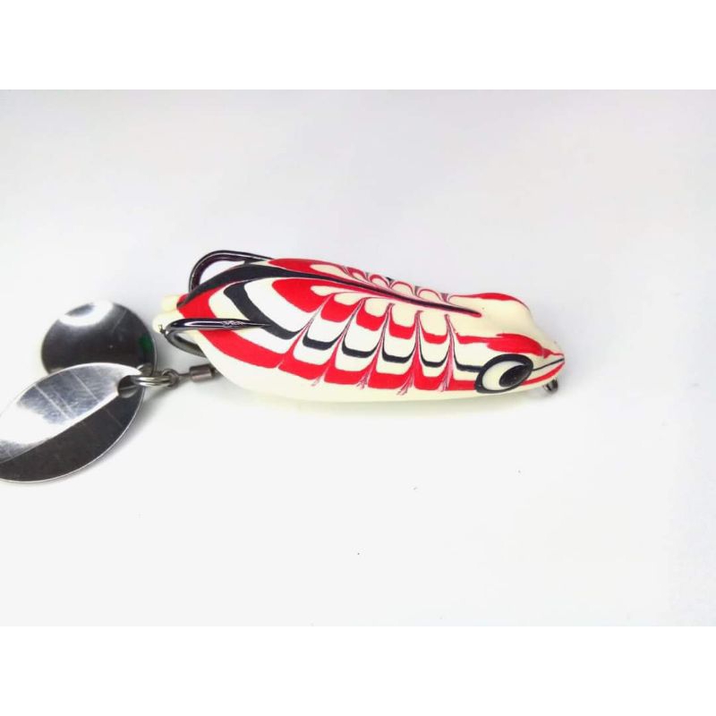 Soft frog 5cm RF lure lembut double blade