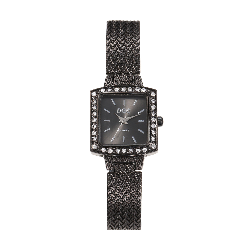 ✅COD Jam Tangan Fashion Wanita Analog Rantai Strap Emas Silver Dial Logam Fashion W257