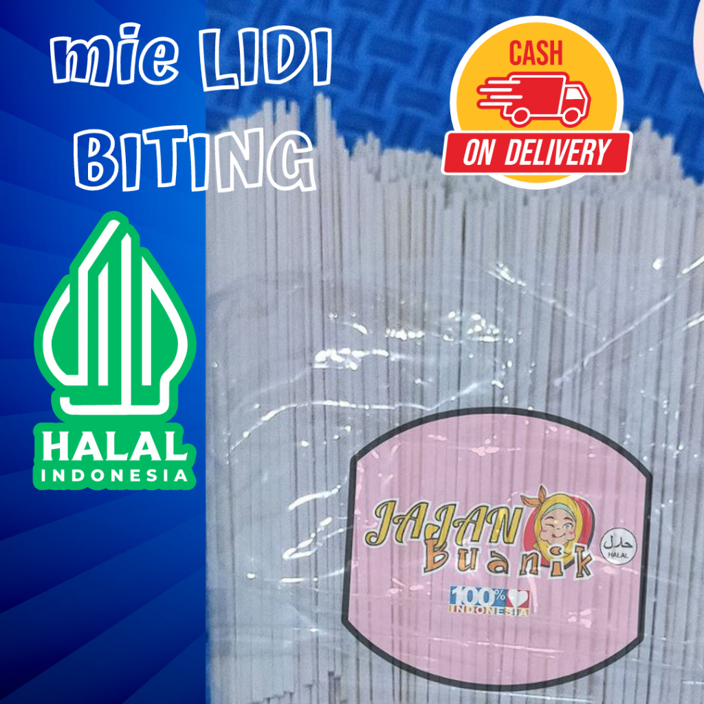 

Cemilan Mie Lidi / Gepeng / Biting / Pipih 450gr MENTAH makanan ringan Original Renyah Murah HALAL 100%