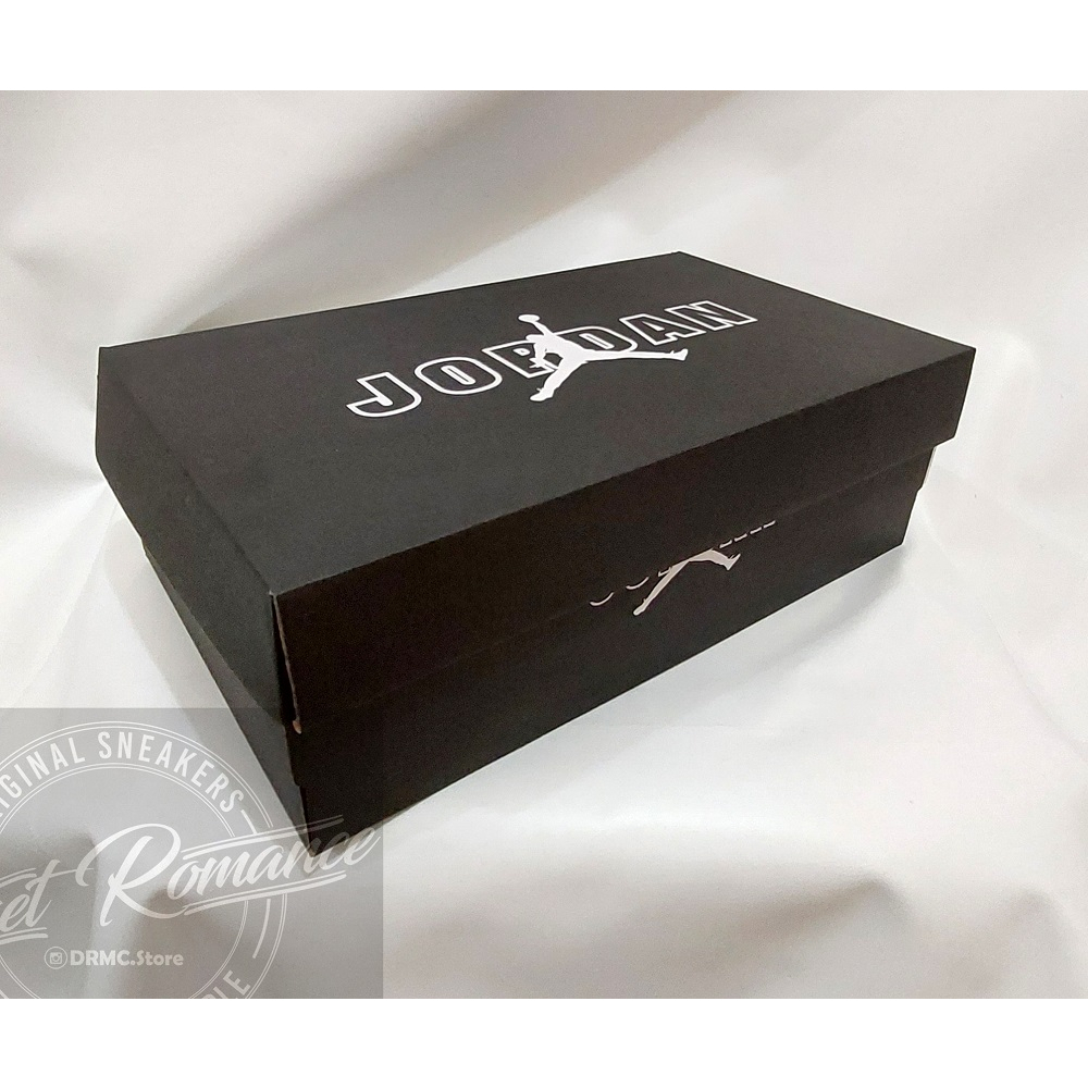 KOTAK BOX DUS INERBOX SEPATU NIKE AIR JORDAN BLACK KRAFT DOFT TERMURAH