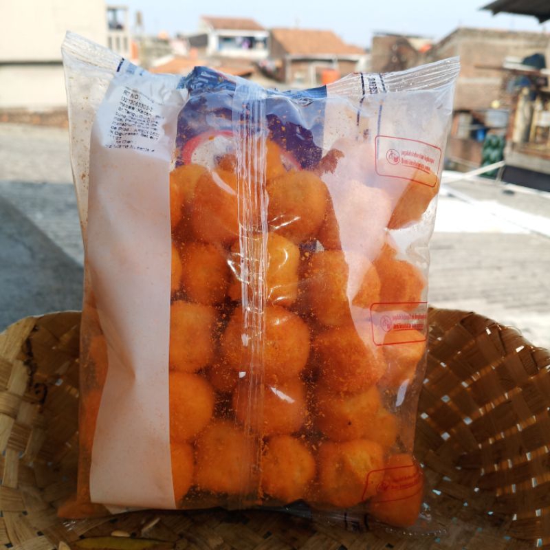 

Cemilan Enak Chiki Ball Pedas Manis - snack Murah Meriah Khas Cimahi Bandung - Snack Murah Bandung