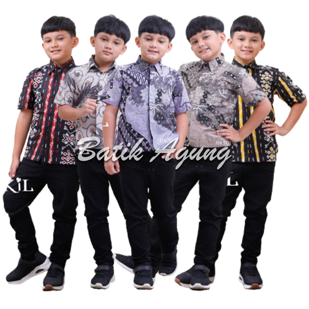 Kemeja Hem Batik Kids Anak Lengan Pendek Usia 1-11 Tahun Modern Katun Halus Adem Premium Murah / KEMEJA BATIK ANAK COWOK//BAJU BATIK ANAK COWOK//BATIK ANAK LAKI LAKI//BAJU KIDS ANAK TERBARU MURAH / Baju Batik Kondangan Sekolah Formal Anak Keren Termurah