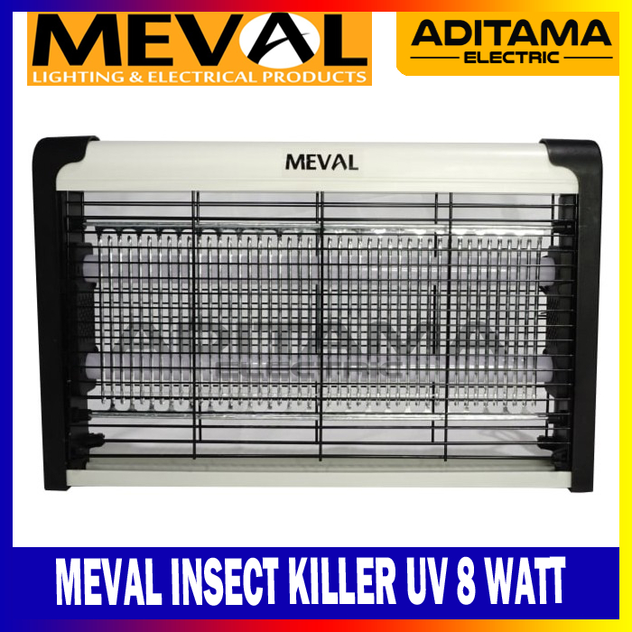 INSECT KILLER PERANGKAP SERANGGA NYAMUK LAMPU UV 8 WATT MEVAL