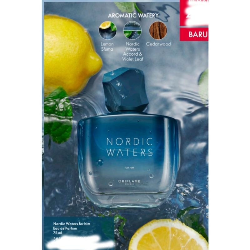 parfum parfume laki laki nordic waters for him eau de parfum