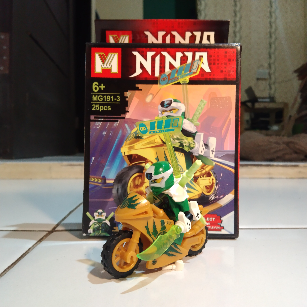 Lego Ninja Go NinjaGo Motor Senjata Pedang Motorcycle Swordsman Mainan lego ninja dilengkapi motor