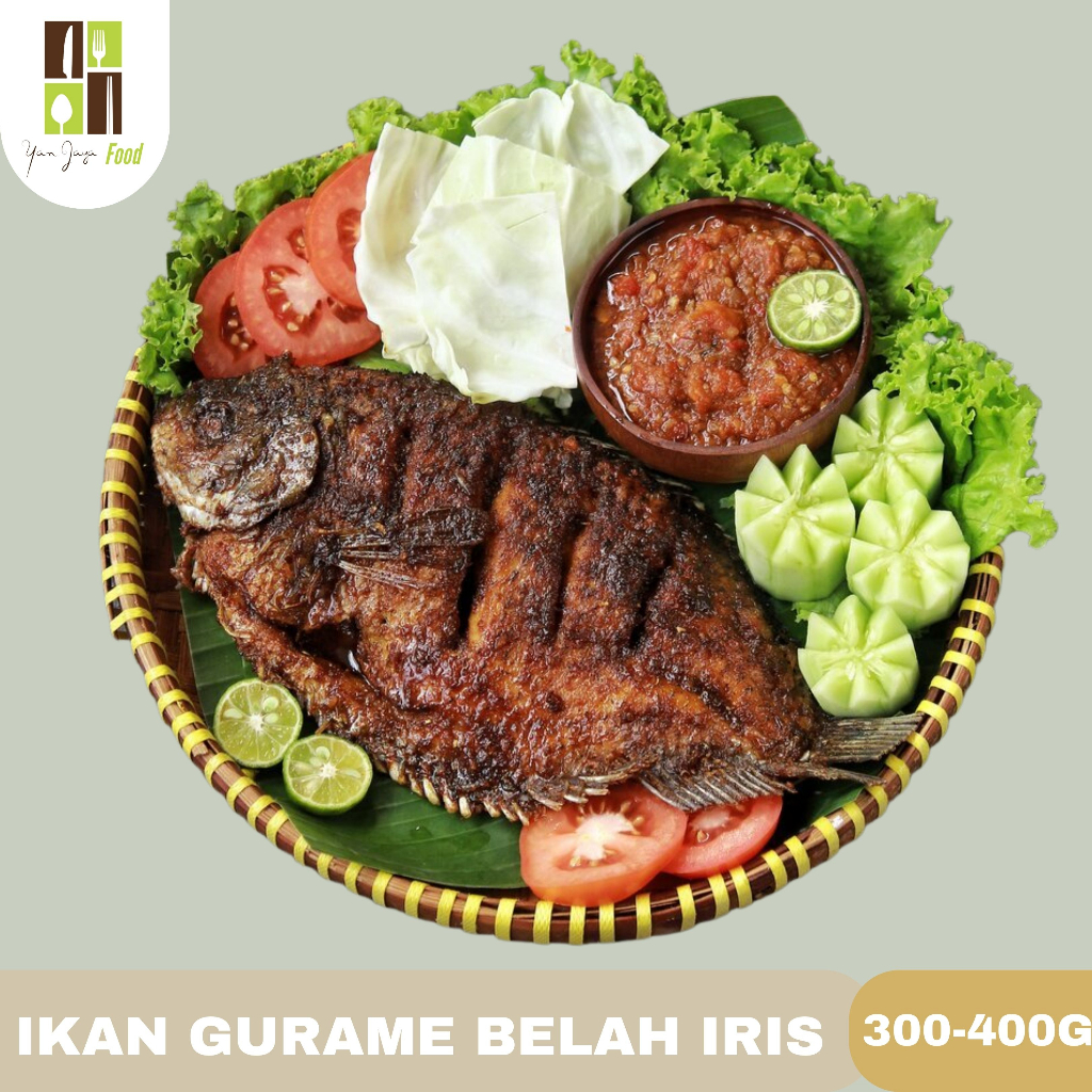 Ikan Gurame Segar / Sudah Bersih / Fresh / Siap Masak / Vakum 400-500g