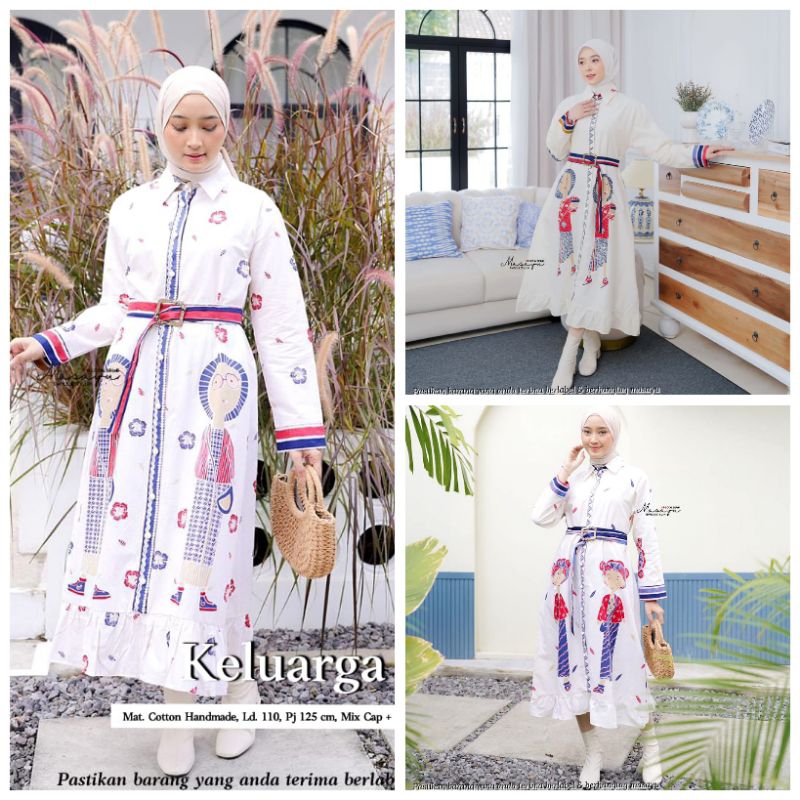 Dress KELUARGA SIMBOK ori Masayu