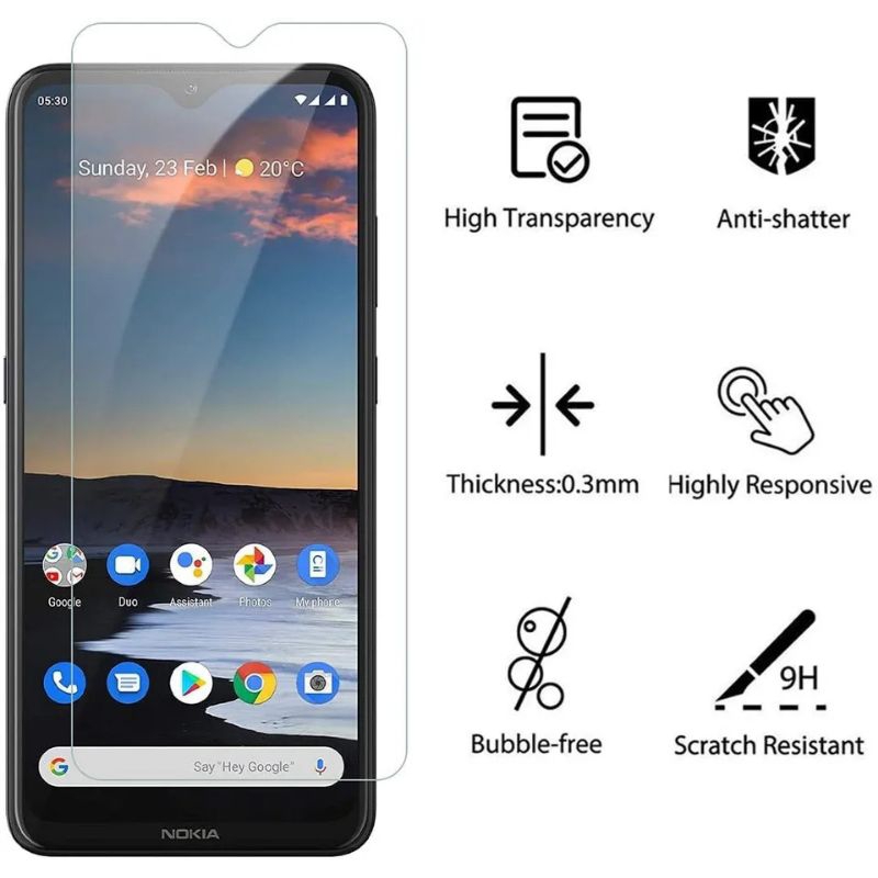 TEMPERED GLASS BENING NOKIA C31 ANTI GORES KACA SCREEN GUARD CLEAR TG 9H