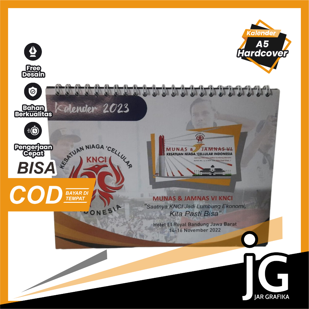 

Kalender Meja Custom Calender Duduk Tanggalan Ukuran A5 Hard Cover Tebal Bolak Balik Free Desain