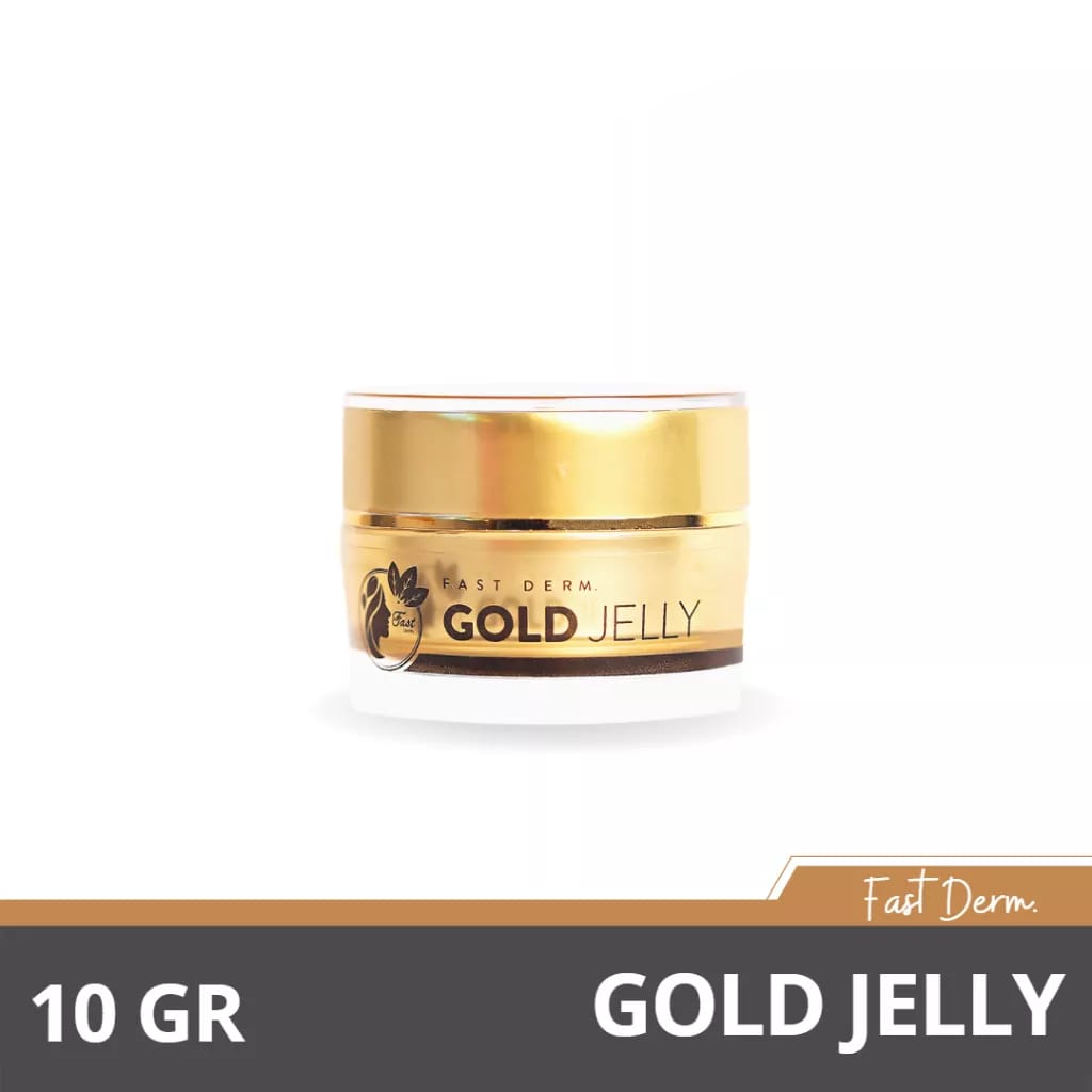 Fast Derm Gold Jelly - Mengurangi Minyak Berlebih - Mencerahkan Kulit - Fastderm Skincare Bpom