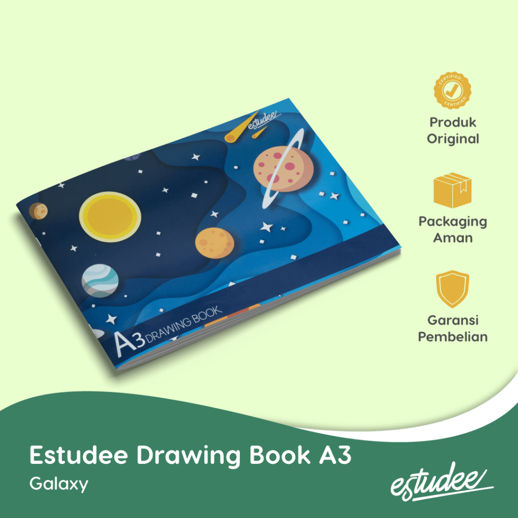 

Estudee Drawing Book A3 I Galaxy