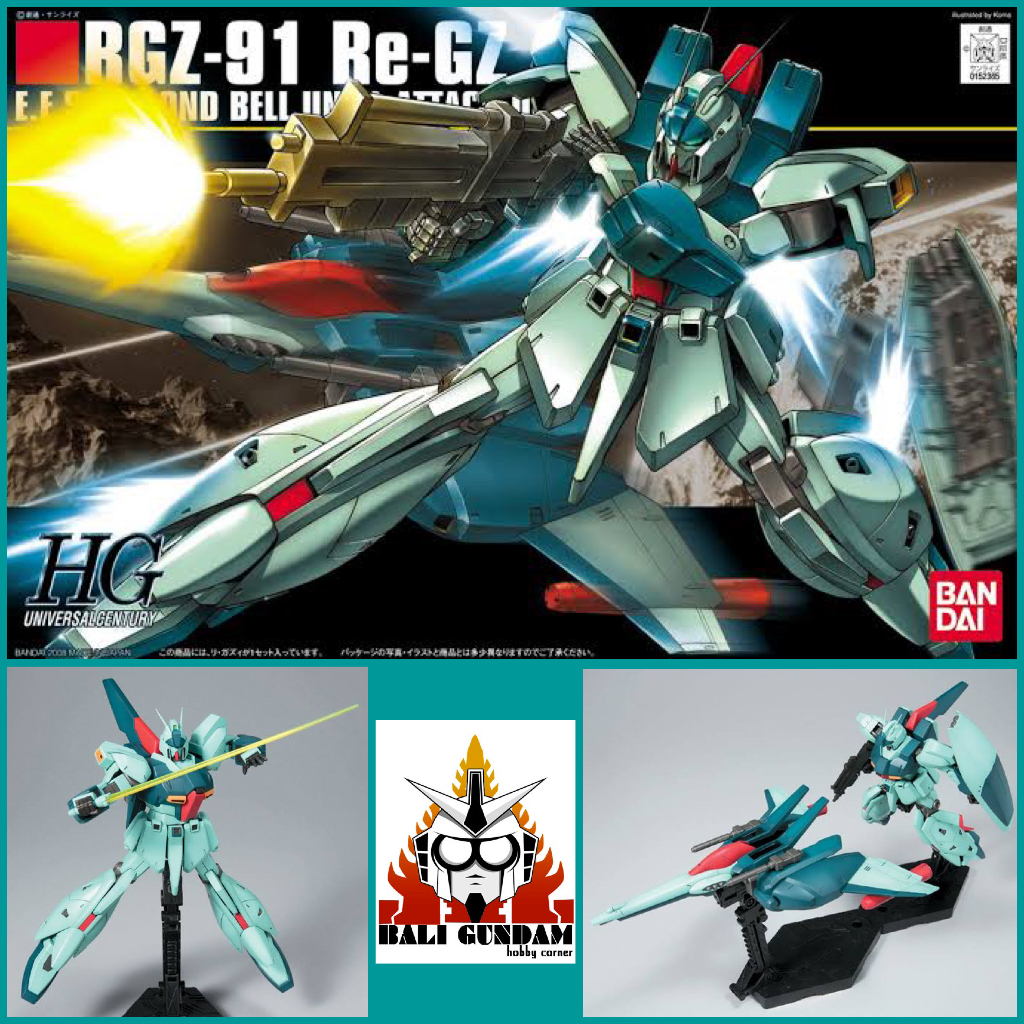 HG 1/144 RGZ-91 Re-GZ Bali Gundam Hobby Corner Bandai Original