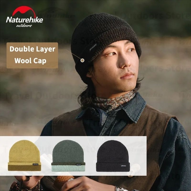 Topi Beanie Kupluk Bahan Wol Naturehike CNH22MZ001