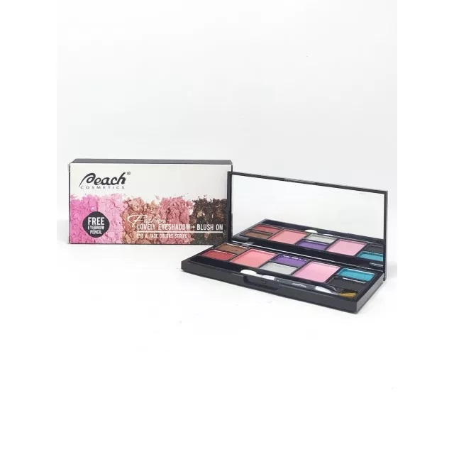 PEACH LOVELY EYESHADOW + BLUSH ON BPOM / EYESHADOW PALETTE