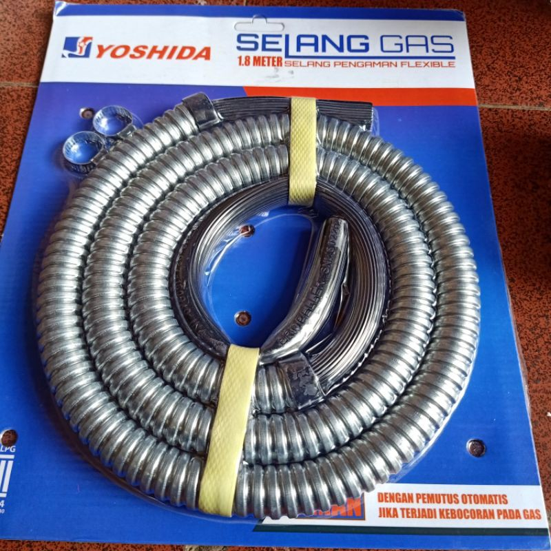 Selang Gas Yoshida Flexible 1.8M SNI